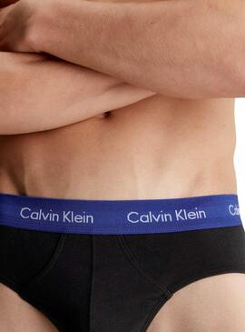 Slip sauvage noir Calvin Klein pour hommes