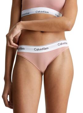 Culotte Calvin Klein en rose pour femme