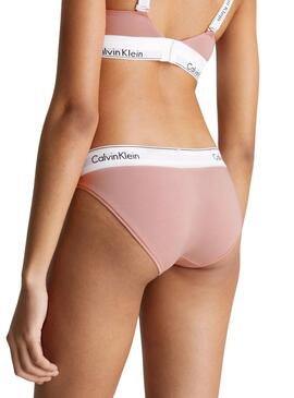 Culotte Calvin Klein en rose pour femme