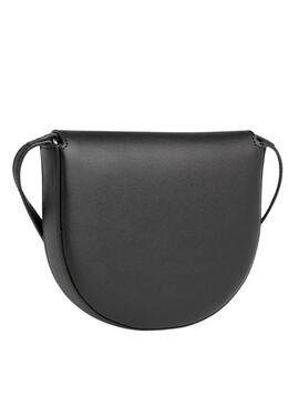 Bourse Calvin Klein Saddle Noir pour Femme