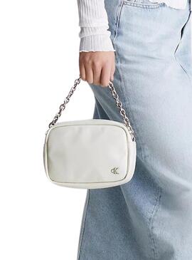 Sac Calvin Klein Chain Blanc pour Femme