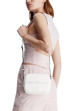 Sac Calvin Klein Cam Blanco pour Femme