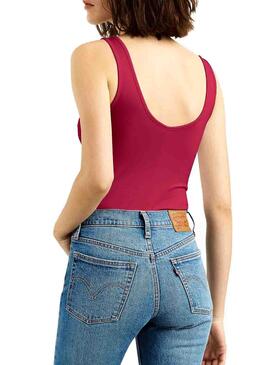Body Levis Graphic Rouge Femme