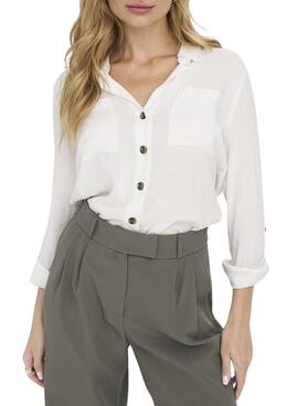 Chemise Only Yasmin Blanc pour Femme