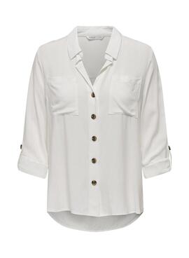 Chemise Only Yasmin Blanc pour Femme