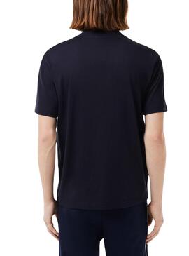 Maillot Lacoste Contrast Marin pour Homme