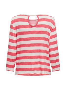 T-shirt Only Lira rose pour femme