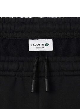 Shorts Lacoste Color Block Noir pour Homme