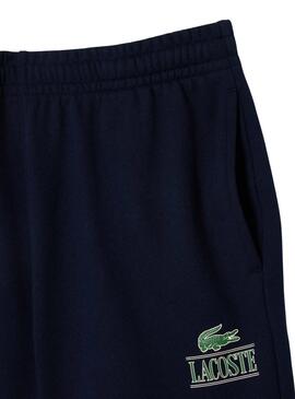 Badge Lacoste Bermuda Marine pour Homme et Femme