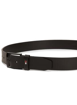 Ceinture Tommy Hilfiger Adan en cuir noir pour homme