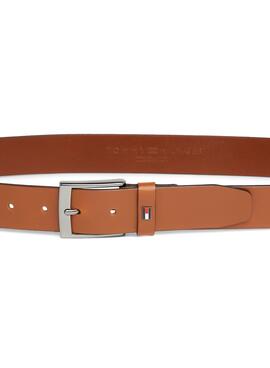 Ceinture Tommy Hilfiger Adan en cuir marron pour homme
