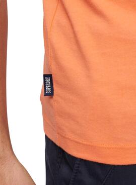 T-shirt Superdry Logo Orange pour homme