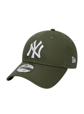 Casquette New Era 9FORTY Yankees de New York vert.