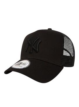 Casquette New Era New York Yankees Clean Noir Trucker