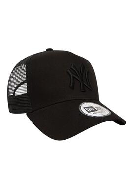 Casquette New Era New York Yankees Clean Noir Trucker