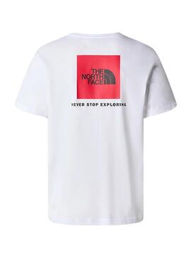 T-shirt The North Face Redbox Blanc Homme