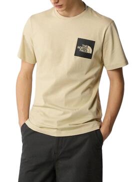 Maillot The North Face Fine Tee Beige Homme