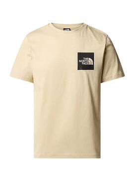 Maillot The North Face Fine Tee Beige Homme