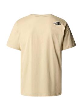 Maillot The North Face Fine Tee Beige Homme