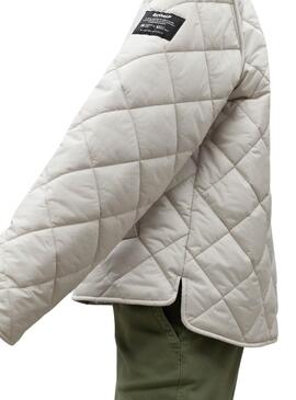 Veste Ecoalf Musa Beige pour Femme