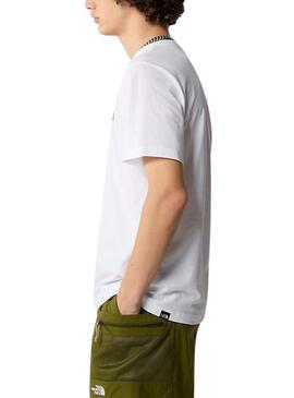 Camiseta The North Face Simple Dome Blanche Homme