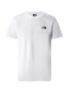 Camiseta The North Face Simple Dome Blanche Homme