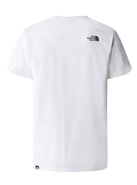 Camiseta The North Face Simple Dome Blanche Homme