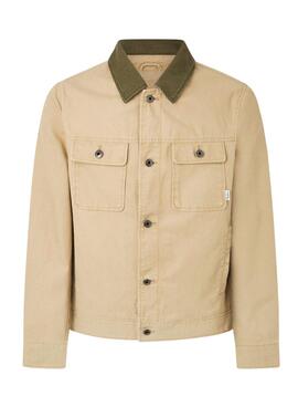 Veste Pepe Jeans Valtari beige pour homme