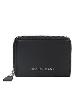 Portefeuille Tommy Jeans Essential Small Noir Femme