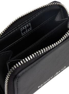 Portefeuille Tommy Jeans Essential Small Noir Femme