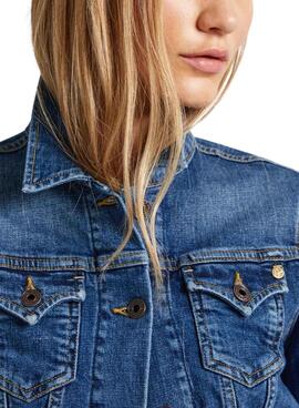 Veste en jean Pepe Jeans Thrift HT7 pour femme