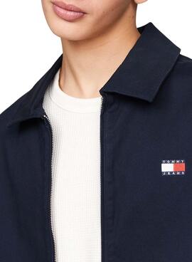 Veste Tommy Jeans Trucker Regular Marine Homme