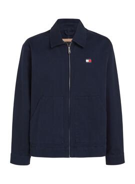 Veste Tommy Jeans Trucker Regular Marine Homme