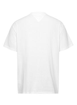 T-shirt Tommy Jeans Spray Pop Blanc pour Homme