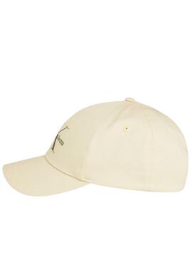 Casquette Calvin Klein Monogramme Beige pour Homme