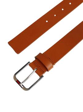 Ceinture Tommy Jeans Austin Camel pour Homme