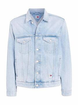 Veste Tommy Jeans Ryan bleue pour homme.