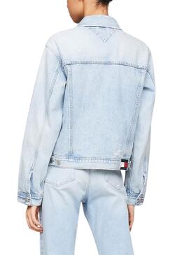 Chasseur Tommy Jeans Mom Bleu pour Femme