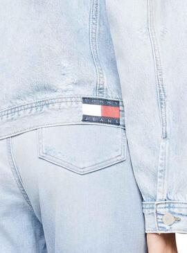 Chasseur Tommy Jeans Mom Bleu pour Femme