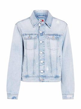 Chasseur Tommy Jeans Mom Bleu pour Femme