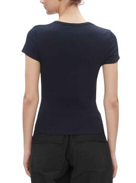 Maillot Tommy Jeans Slim Marine pour Femme