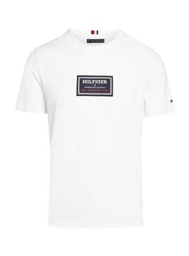 Maillot Tommy Hilfiger Label HD Blanc Homme