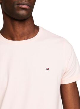 T-shirt Tommy Hilfiger Stretch Rose pour Homme