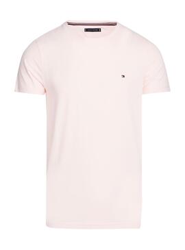 T-shirt Tommy Hilfiger Stretch Rose pour Homme