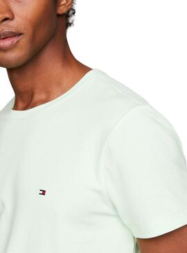 T-shirt Tommy Hilfiger Stretch vert pour homme