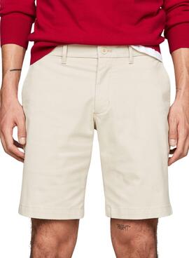 Shorts Tommy Hilfiger Bermuda Brooklyn beige pour homme