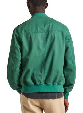 Veste Pepe Jeans Ving verte pour homme.