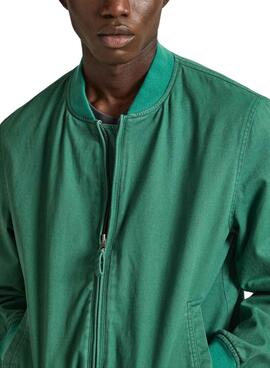 Veste Pepe Jeans Ving verte pour homme.