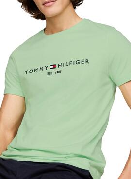 T-shirt Tommy Hilfiger Mint Logo pour homme