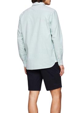 Chemise Tommy Hilfiger 1985 Oxford à rayures vertes